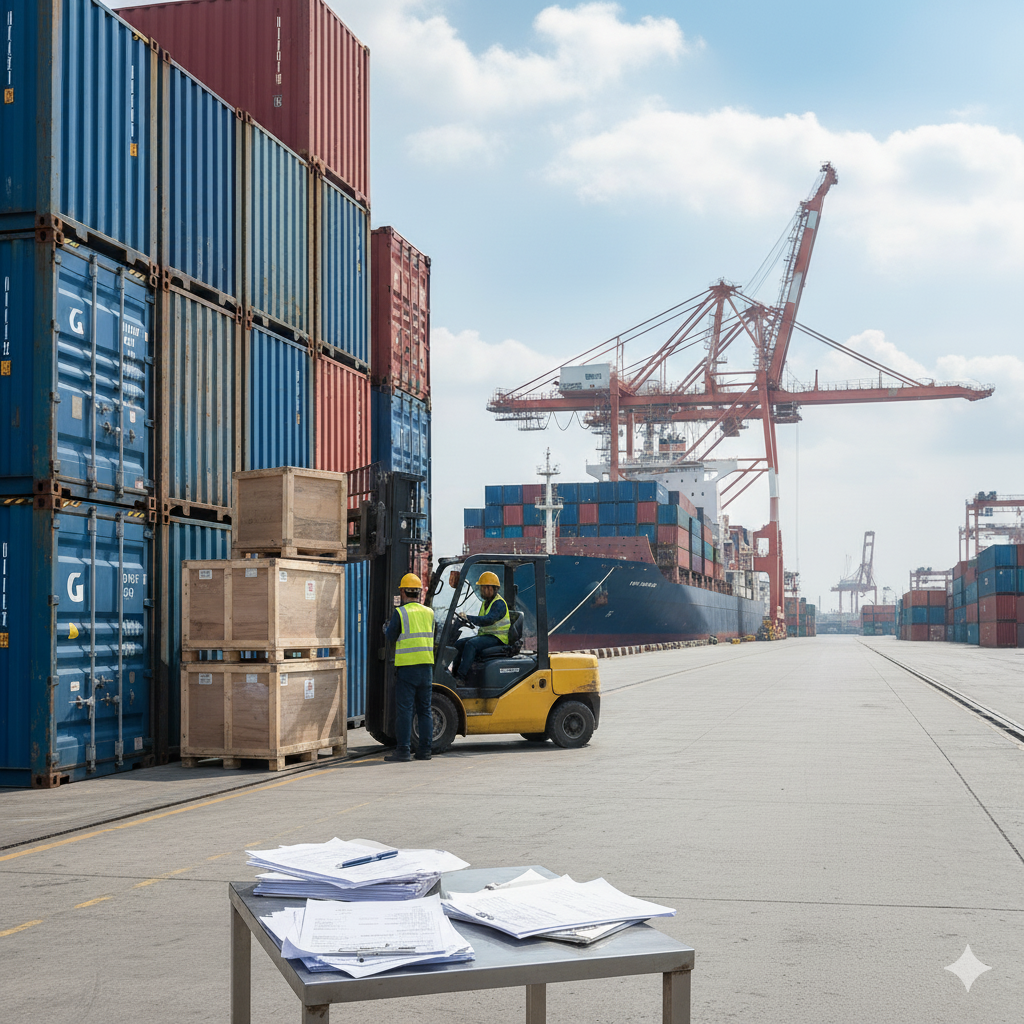 Nhập hàng nước ngoài chính gạch