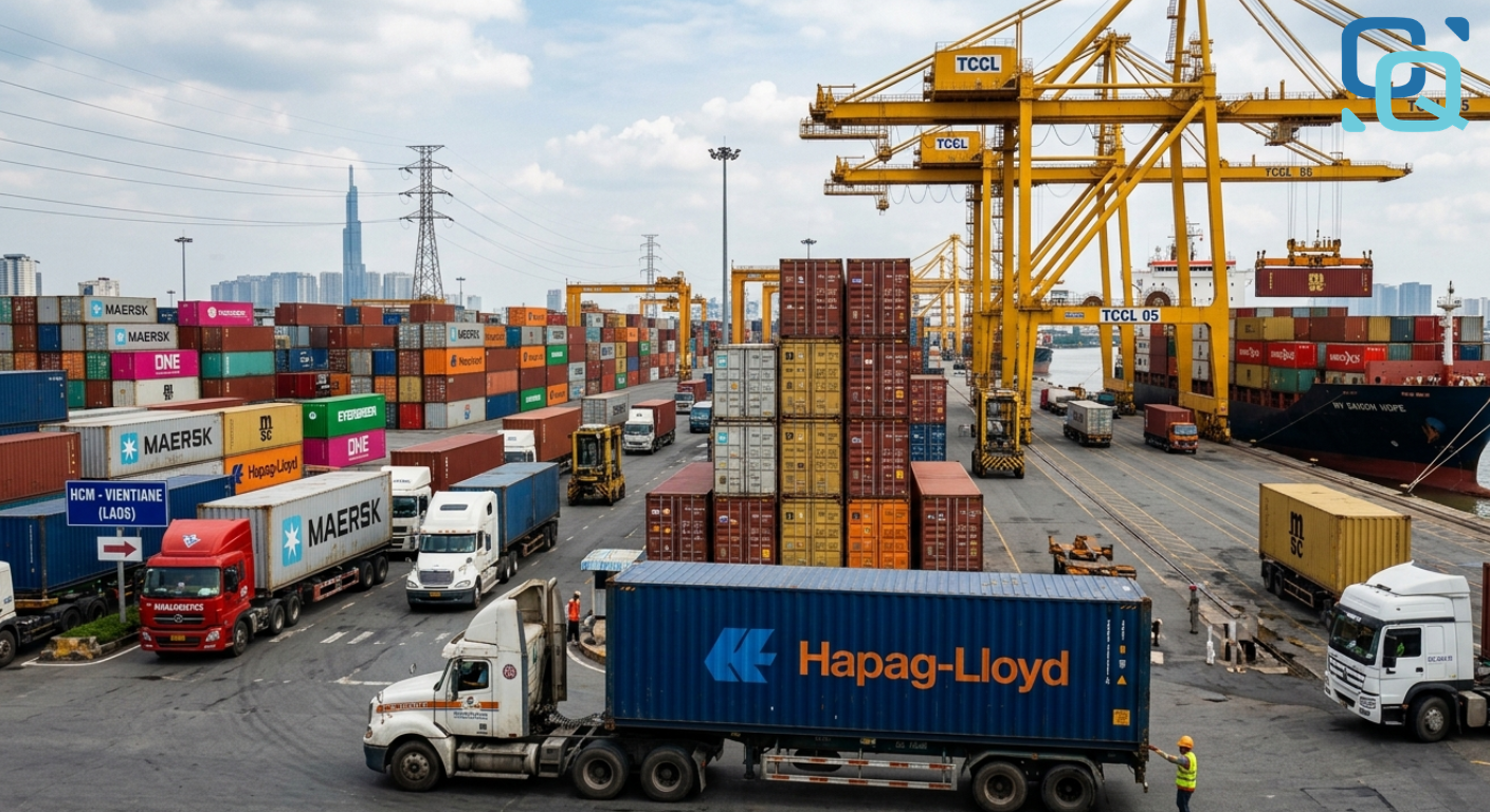 Quá cảnh hàng đi Lào và Campuchia