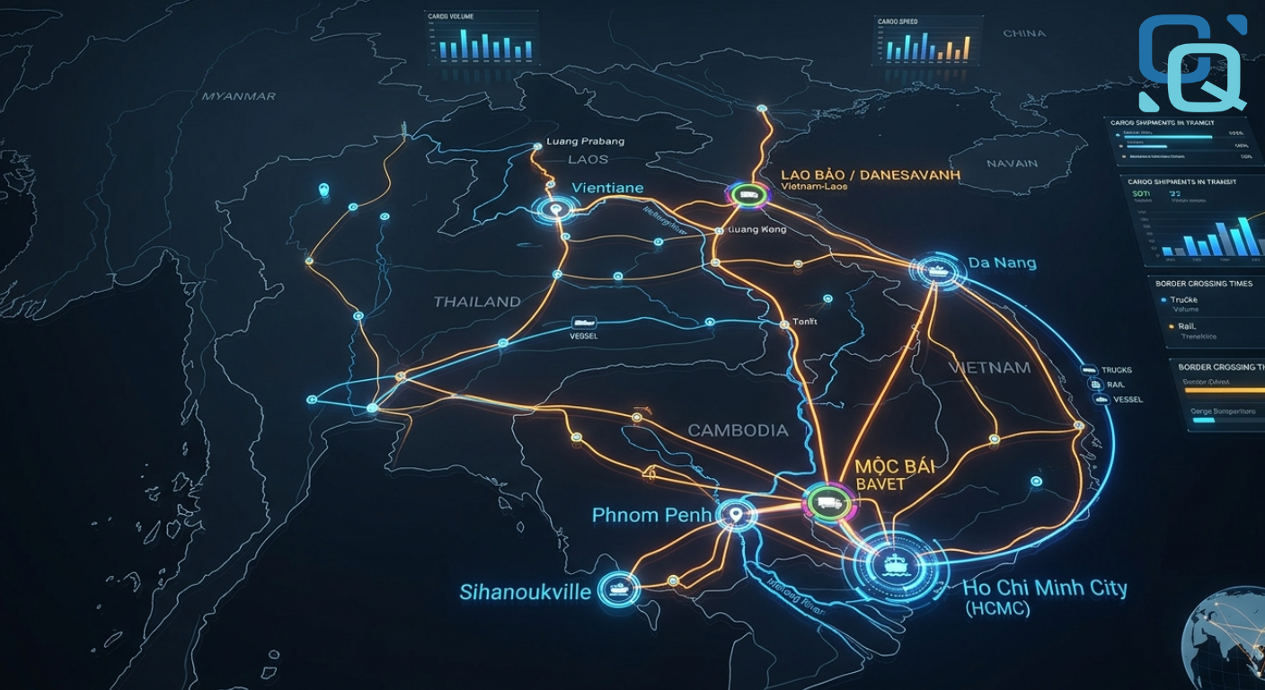 Quá cảnh hàng đi Lào và Campuchia
