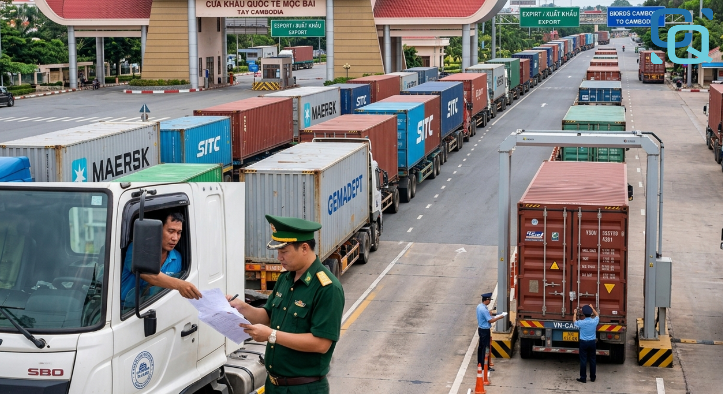 Quá cảnh hàng đi Lào và Campuchia