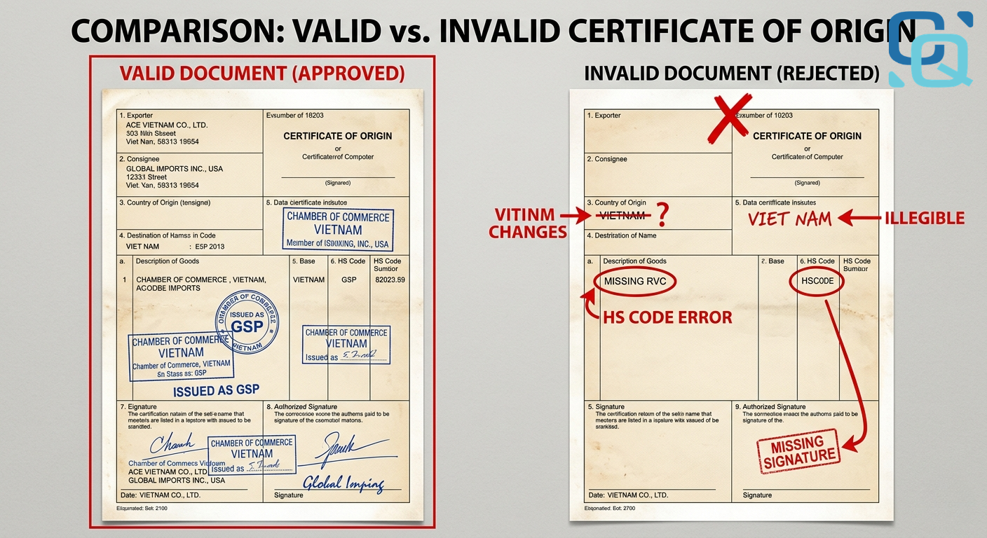 C/O hợp lệ và không hợp lệ: doanh nghiệp cần phân biệt rõ
