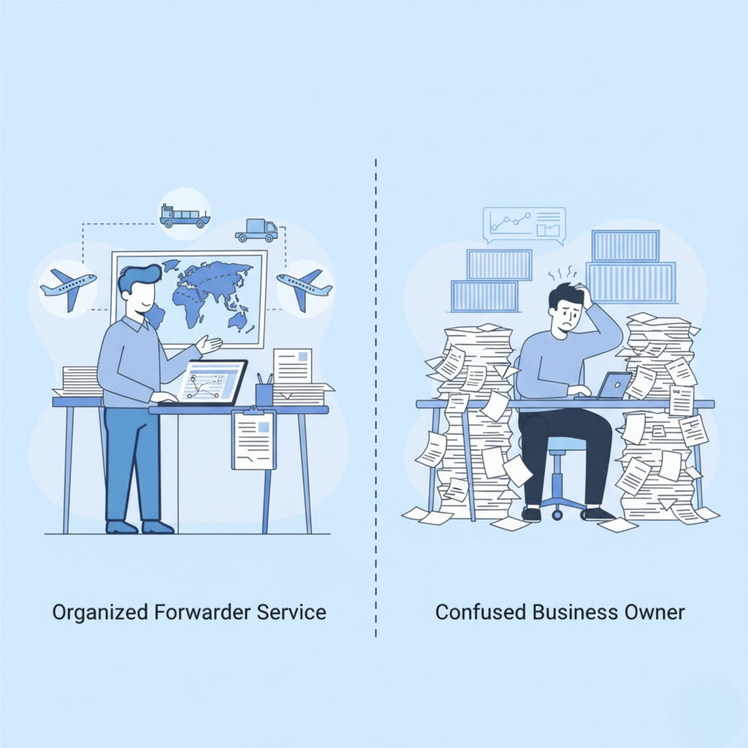 베트남으로 국제 물품을 수입할 때 포워더와 협력한 경험